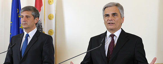 Pressefoyer Ministerrat