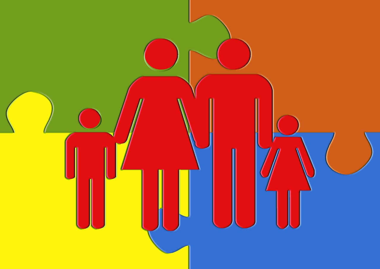 Familie Puzzle