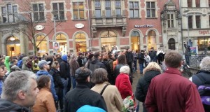 Montagsdemo in Erfurt. Bild: Facebook