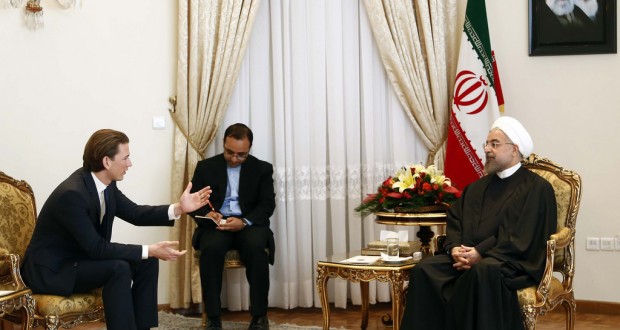 Außenminister Sebastian Kurz trifft Hojatoleslem Hassan Rohani, Präsident der Islamischen Republik Iran. Bild: Flickr / Öst. Außenministerium CC-BY 2.0