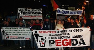 PEGIDA-Demo. Bild: ngn / lp
