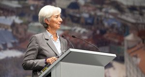 IWF-Chefin Christine Lagarde. Bild: Flickr / Valsts kanceleja CC-BY-SA 2.0
