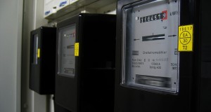 Stromzähler.