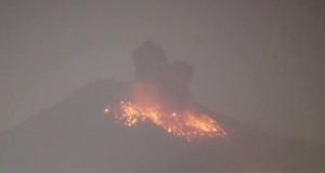 Ausbruch des Sakurajima. (Bild: youtube)