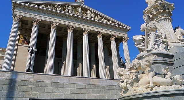 Parlamentsgebäude in Wien